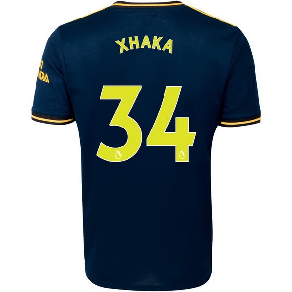 Maillot Football Arsenal NO.34 Xhaka Third 2019-20 Bleu